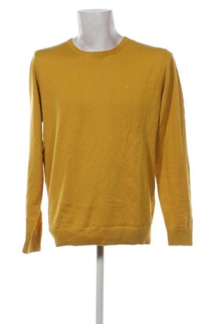 Мъжки пуловер Tom Tailor, Размер XL, Цвят Жълт, Цена 34,00 лв.