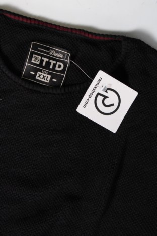 Ανδρικό πουλόβερ Tom Tailor, Μέγεθος XXL, Χρώμα Μαύρο, Τιμή 11,36 €