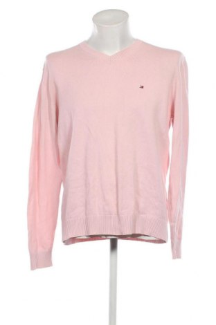 Мъжки пуловер Tommy Hilfiger, Размер M, Цвят Розов, Цена 57,60 лв.