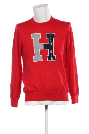 Мъжки пуловер Tommy Hilfiger, Размер M, Цвят Червен, Цена 81,60 лв.