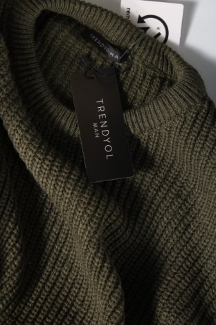 Ανδρικό πουλόβερ Trendyol, Μέγεθος M, Χρώμα Πράσινο, Τιμή 17,86 €
