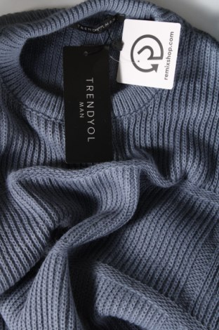 Ανδρικό πουλόβερ Trendyol, Μέγεθος L, Χρώμα Μπλέ, Τιμή 17,86 €