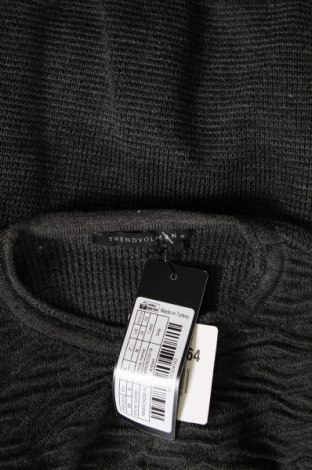 Мъжки пуловер Trendyol, Размер M, Цвят Сив, Цена 36,96 лв.
