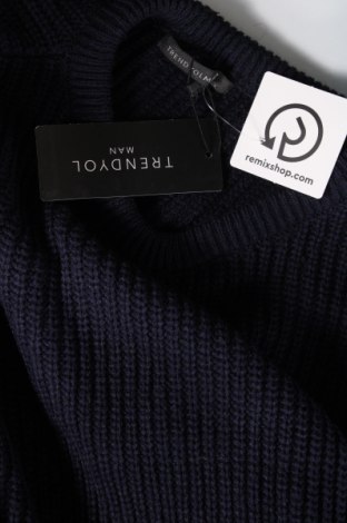 Ανδρικό πουλόβερ Trendyol, Μέγεθος L, Χρώμα Μπλέ, Τιμή 11,91 €