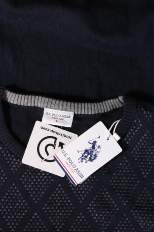 Ανδρικό πουλόβερ U.S. Polo Assn., Μέγεθος L, Χρώμα Μπλέ, Τιμή 49,39 €