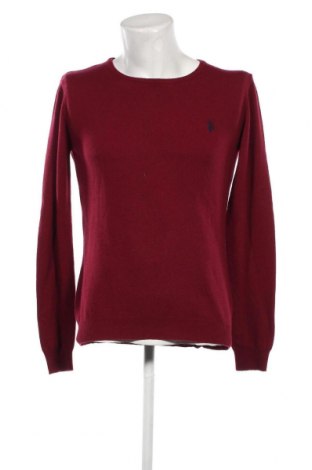 Мъжки пуловер U.S. Polo Assn., Размер L, Цвят Червен, Цена 84,00 лв.