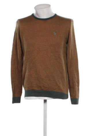 Мъжки пуловер U.S. Polo Assn., Размер M, Цвят Бежов, Цена 52,70 лв.