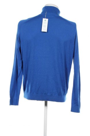 Herrenpullover United Colors Of Benetton, Größe XL, Farbe Blau, Preis 19,85 €