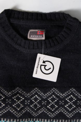 Мъжки пуловер Watson's, Размер L, Цвят Син, Цена 18,36 лв.