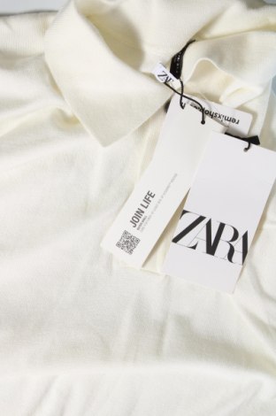 Pánsky sveter  Zara, Veľkosť M, Farba Biela, Cena  20,41 €