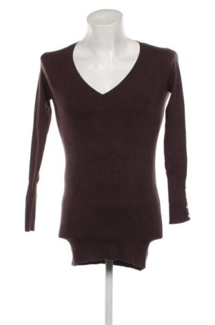 Мъжки пуловер Zara, Размер M, Цвят Кафяв, Цена 16,17 лв.