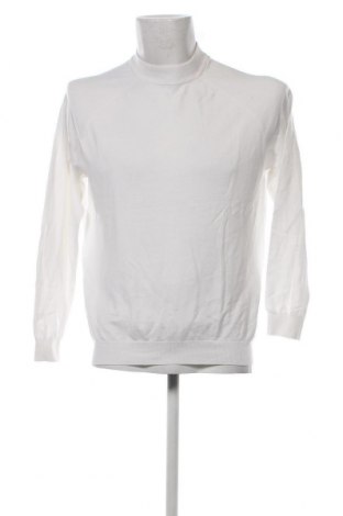 Ανδρικό πουλόβερ Zara, Μέγεθος M, Χρώμα Λευκό, Τιμή 11,87 €