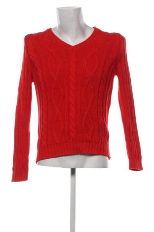 Мъжки пуловер Zara Man, Размер M, Цвят Червен, Цена 19,20 лв.