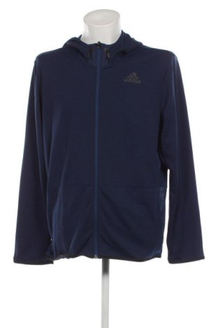 Ανδρικό φούτερ Adidas, Μέγεθος XL, Χρώμα Μπλέ, Τιμή 21,00 €