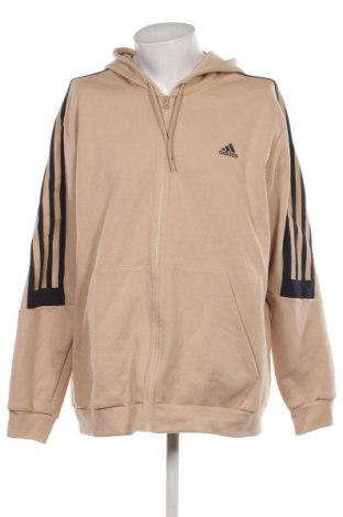 Herren Sweatshirt Adidas, Größe XXL, Farbe Beige, Preis 38,27 €