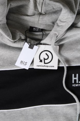 Herren Sweatshirt H.I.S, Größe L, Farbe Grau, Preis € 14,23