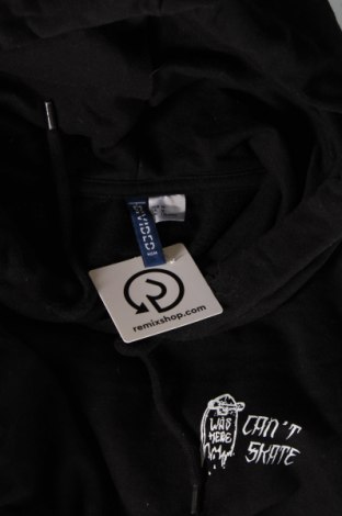 Ανδρικό φούτερ H&M Divided, Μέγεθος M, Χρώμα Μαύρο, Τιμή 14,53 €
