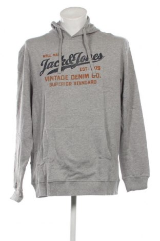 Ανδρικό φούτερ Jack & Jones, Μέγεθος XXL, Χρώμα Γκρί, Τιμή 31,96 €