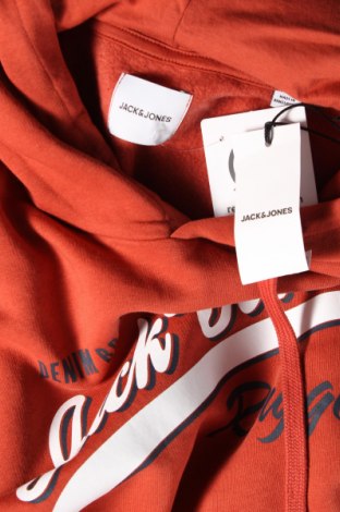 Ανδρικό φούτερ Jack & Jones, Μέγεθος XXL, Χρώμα Πορτοκαλί, Τιμή 31,96 €