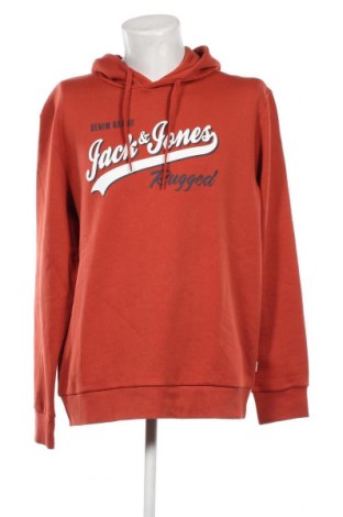 Ανδρικό φούτερ Jack & Jones, Μέγεθος XXL, Χρώμα Πορτοκαλί, Τιμή 17,58 €