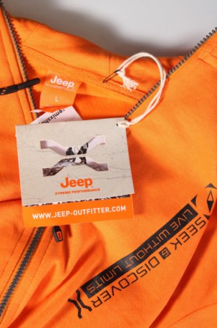 Pánska mikina  Jeep, Veľkosť L, Farba Oranžová, Cena  19,18 €