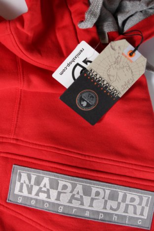 Ανδρικό φούτερ Napapijri, Μέγεθος M, Χρώμα Κόκκινο, Τιμή 80,50 €