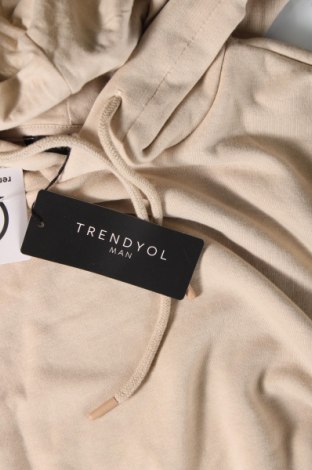 Ανδρικό φούτερ Trendyol, Μέγεθος M, Χρώμα  Μπέζ, Τιμή 16,78 €