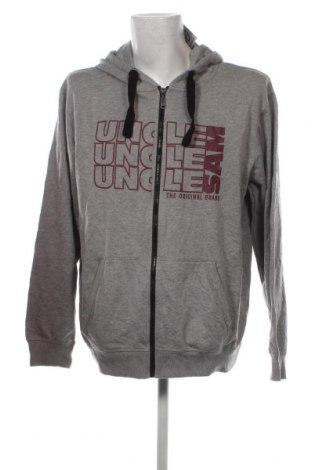 Herren Sweatshirt Uncle Sam, Größe XXL, Farbe Grau, Preis 20,18 €