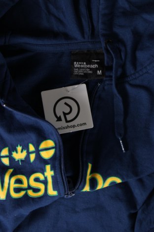 Herren Sweatshirt Westbeach, Größe M, Farbe Blau, Preis 17,47 €