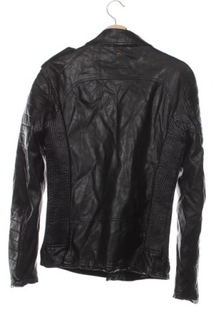Ανδρικό δερμάτινο μπουφάν, Μέγεθος M, Χρώμα Μαύρο, Τιμή 29,40 €