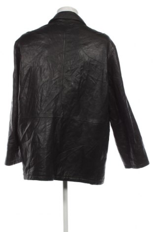Ανδρικό δερμάτινο μπουφάν, Μέγεθος XL, Χρώμα Μαύρο, Τιμή 37,76 €