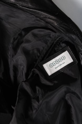 Ανδρικό δερμάτινο μπουφάν Canda, Μέγεθος L, Χρώμα Μαύρο, Τιμή 54,94 €