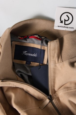 Pánska kožená bunda  Faconnable, Veľkosť L, Farba Béžová, Cena  541,71 €
