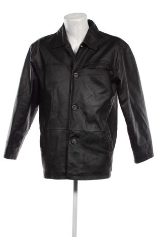 Ανδρικό δερμάτινο μπουφάν Henry Morell, Μέγεθος M, Χρώμα Μαύρο, Τιμή 26,48 €