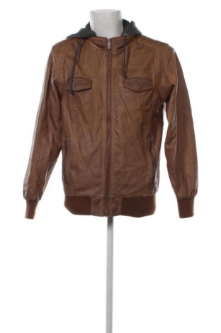 Pánska kožená bunda  Identic, Veľkosť M, Farba Hnedá, Cena  26,95 €
