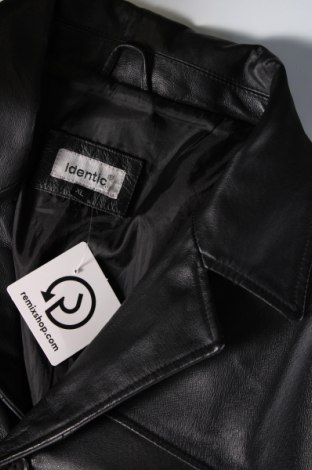 Ανδρικό δερμάτινο μπουφάν Identic, Μέγεθος XL, Χρώμα Μαύρο, Τιμή 51,16 €