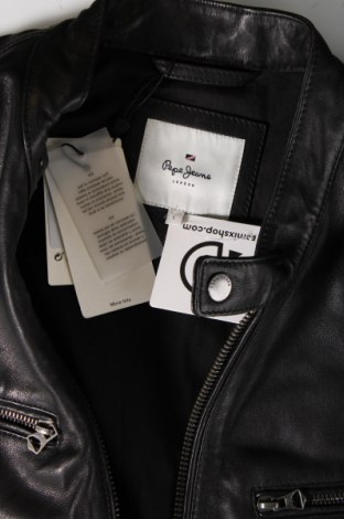 Pánská kožená bunda  Pepe Jeans, Velikost L, Barva Černá, Cena  7 254,00 Kč