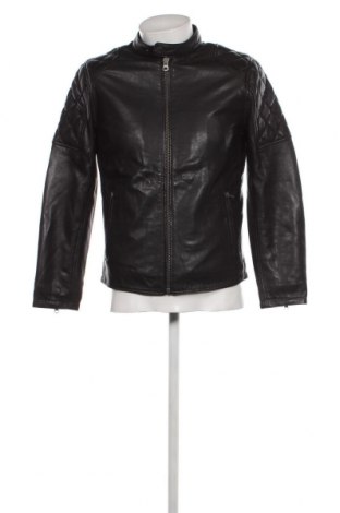 Pánska kožená bunda  Pepe Jeans, Veľkosť S, Farba Čierna, Cena  258,00 €