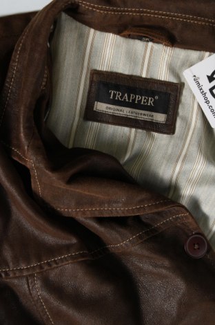 Pánska kožená bunda  Trapper, Veľkosť L, Farba Hnedá, Cena  64,05 €
