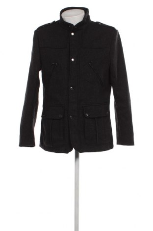 Мъжко палто H&M, Размер L, Цвят Черен, Цена 53,50 лв.