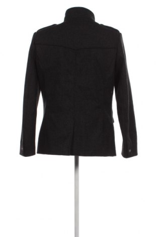 Мъжко палто H&M, Размер L, Цвят Черен, Цена 22,47 лв.