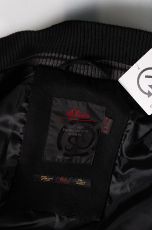 Ανδρικά παλτό S.Oliver, Μέγεθος M, Χρώμα Μαύρο, Τιμή 23,27 €