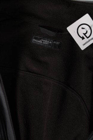 Ανδρικό μπουφάν fleece James & Nicholson, Μέγεθος L, Χρώμα Γκρί, Τιμή 10,58 €