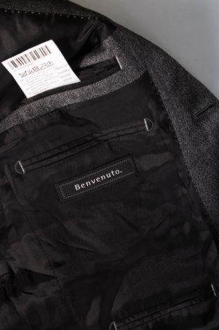 Ανδρικό σακάκι Benvenuto, Μέγεθος M, Χρώμα Γκρί, Τιμή 13,98 €