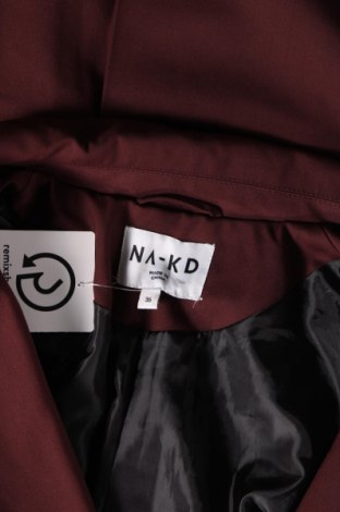 Дамско сако NA-KD, Размер S, Цвят Червен, Цена 21,31 лв.