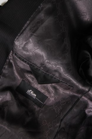 Ανδρικό σακάκι S.Oliver, Μέγεθος XL, Χρώμα Μαύρο, Τιμή 10,76 €