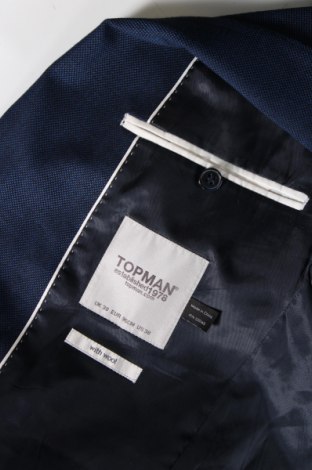 Ανδρικό σακάκι Topman, Μέγεθος M, Χρώμα Μπλέ, Τιμή 9,20 €