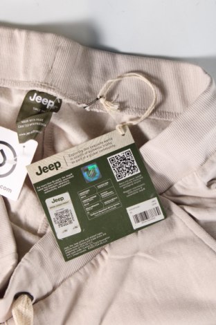 Ανδρικό αθλητικό παντελόνι Jeep, Μέγεθος L, Χρώμα  Μπέζ, Τιμή 31,96 €