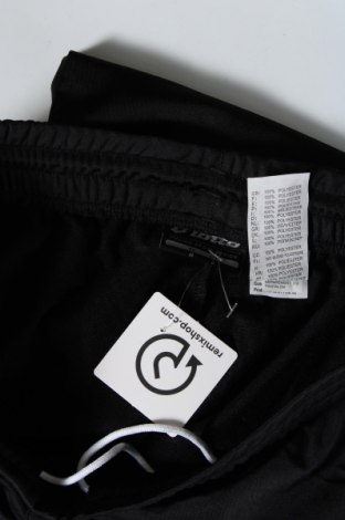Ανδρικό αθλητικό παντελόνι Lotto, Μέγεθος M, Χρώμα Μαύρο, Τιμή 16,70 €