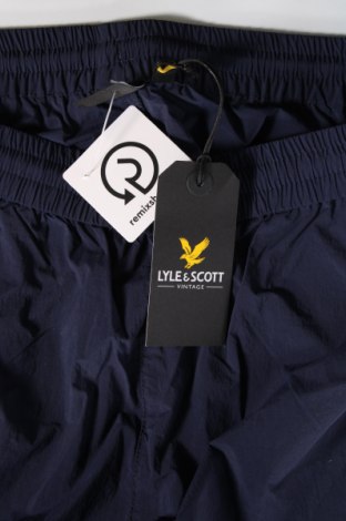 Pantaloni trening de bărbați Lyle & Scott, Mărime XL, Culoare Albastru, Preț 122,37 Lei